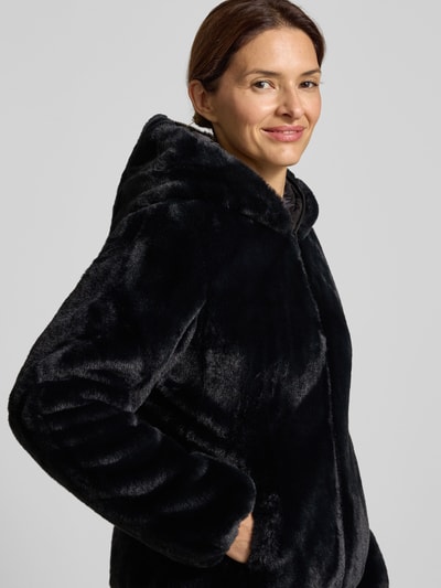 SAVE THE DUCK Bluza rozpinana z kapturem model ‘LAILA’ Czarny 3