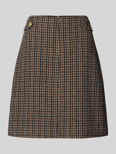 s.Oliver BLACK LABEL Mini-Rock aus Woll-Mix mit Knopfdetail Anthrazit 2