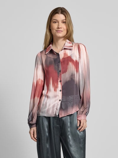 ZABAIONE Regular fit blouse met ballonmouwen, model 'He44ddaa' Rood - 4