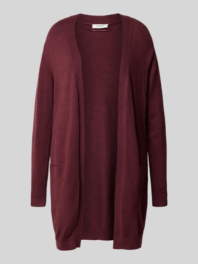B.Young Cardigan met ribboorden, model 'NONINA' Bordeaux - 2