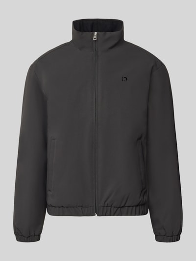 Tom Tailor Denim Relaxed Fit Blouson mit Stehkragen Anthrazit 1