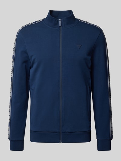 Guess Activewear Sweatjack met labeldetail, model 'ARLO' Donkerblauw - 2