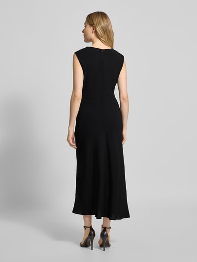 MANGO Midikleid mit Rundhalsausschnitt Modell 'EDGAR' Black 5