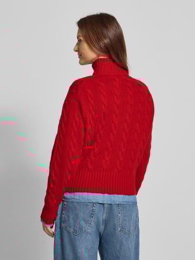 Polo Ralph Lauren Schipperstrui van wolmix met kasjmier Rood - 5