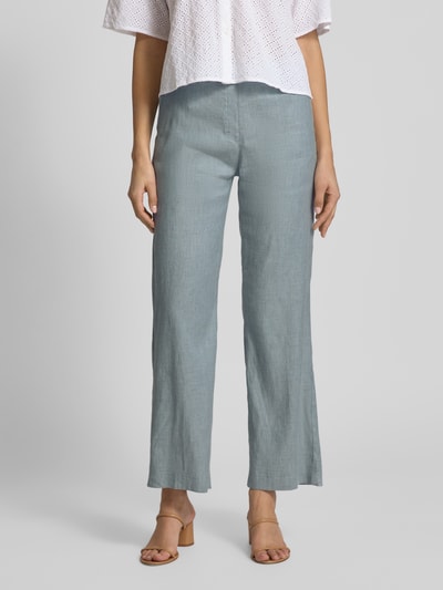 Raphaela By Brax Spodnie materiałowe o rozkloszowanym kroju z elastycznym pasem model ‘Pam’ Jasnoniebieski 4