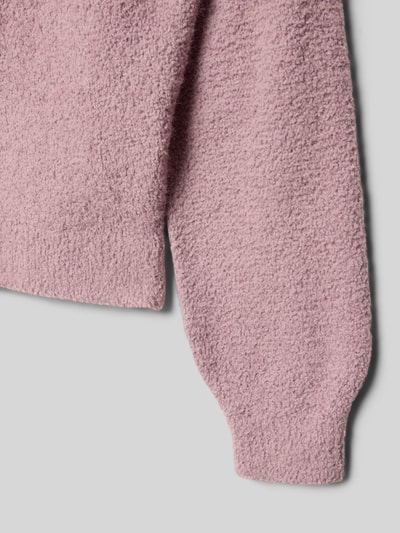 s.Oliver RED LABEL Regular Fit Hoodie mit Bär-Motiv Mauve Melange 2