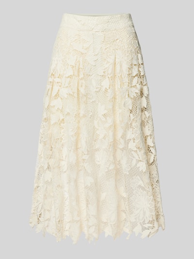 Copenhagen Muse Spódnica midi z półprzezroczystym obszyciem Złamany biały 2