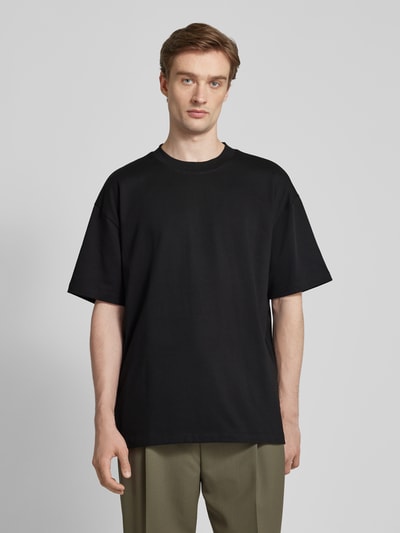 HUGO T-Shirt mit Label-Detail Modell 'Dplanitee' Black 4