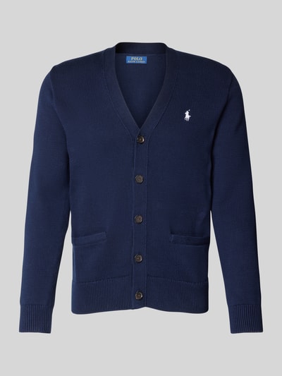 Polo Ralph Lauren Strickjacke mit Eingrifftaschen Marine 2