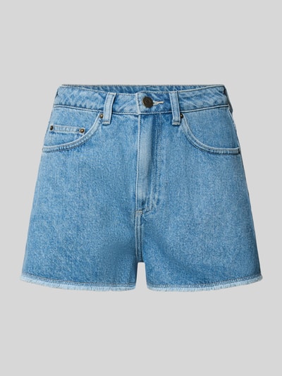 Productfoto, korte jeans van puur katoen in regular fit met steekzakken en franjes, model 'JOYBIRD' van American Vintage