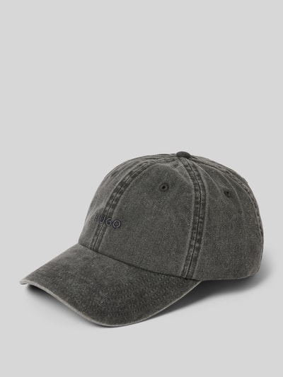 HUGO Basecap mit Label-Stitching Modell 'Mett' Black 1