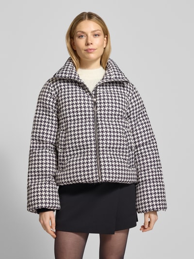 HUGO Boxy Fit Steppjacke mit Vichy-Muster Modell 'FILORA-1' Black 4