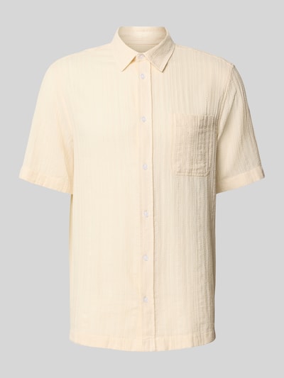 Les Deux Freizeithemd mit Knopfleiste Modell 'Charlie' Sand 2