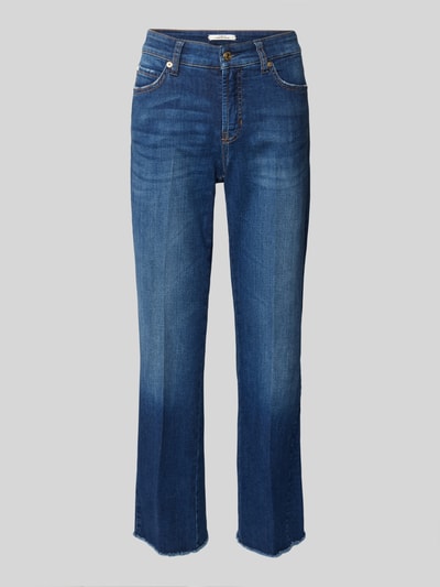 Cambio Straight leg jeans in verkorte pasvorm, model 'FRANCESCA' Blauw - 2