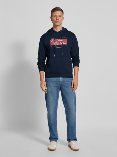 Tom Tailor Denim Regular Fit Hoodie aus Baumwoll-Mix Marine 1