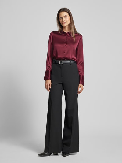 (The Mercer) N.Y. Bluse mit Knopfleiste Bordeaux 1