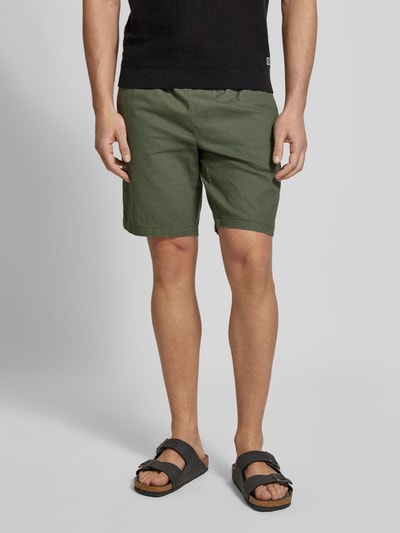 Matinique Regular Fit Bermudas aus Leinen-Baumwoll-Mix Modell 'barton' Mittelbraun 4