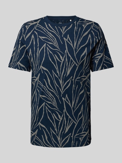 s.Oliver RED LABEL Regular Fit T-Shirt aus reiner Baumwolle Dunkelblau 2