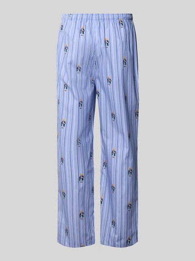 Polo Ralph Lauren Underwear Relaxed Fit Pyjama-Hose aus reiner Baumwolle Blau 3