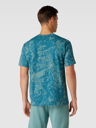 PUMA PERFORMANCE T-Shirt mit Allover-Muster Modell 'Summer' Petrol 5