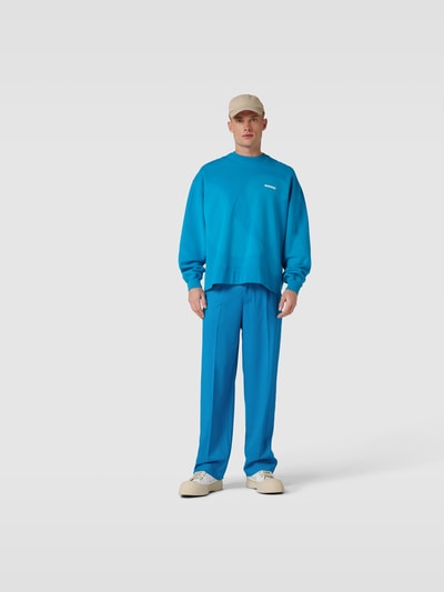 Bonsai Stoffhose mit Bügelfalten Blau 1