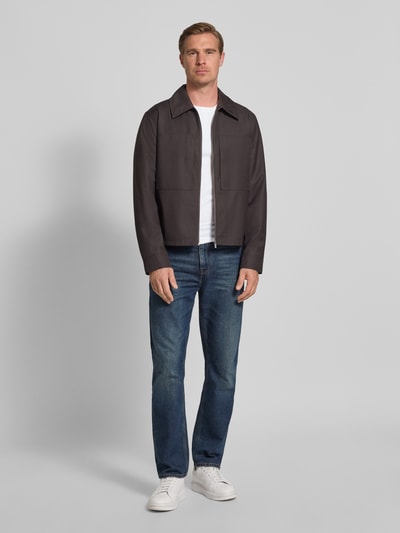 Tommy Hilfiger Slim Fit Langarmshirt aus Baumwoll-Mix Weiss 1