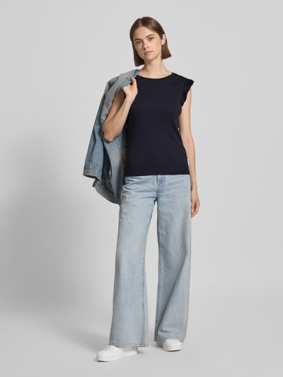 Marc O'Polo Denim Slim fit top van katoenmix Marineblauw - 1