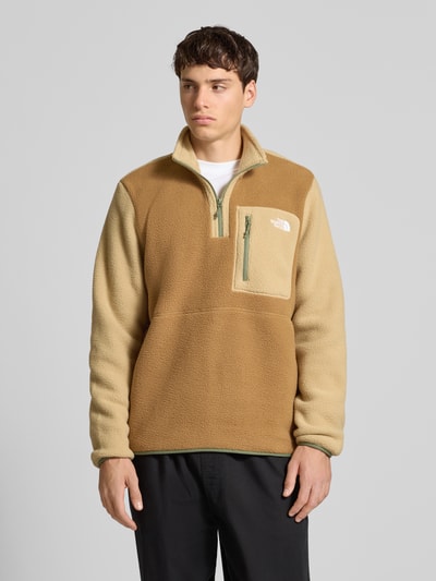 The North Face Sweatshirt met opstaande kraag Camel - 4