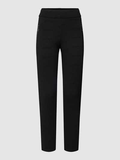 Sportalm Hose mit Strukturmuster Black 2