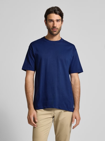 Marc O'Polo Relaxed Fit T-Shirt aus reiner Baumwolle Royal 4