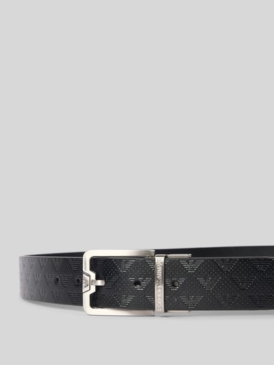 Emporio Armani Gürtel aus echtem Rindsleder mit Dornschließe Black 2