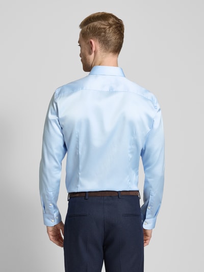 Jake*s Koszula biznesowa o kroju slim fit z satyny Jasnoniebieski 5