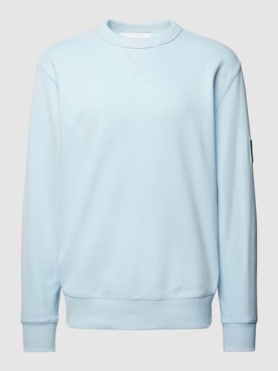 Calvin Klein Jeans Sweatshirt met labelpatch Lichtblauw - 2