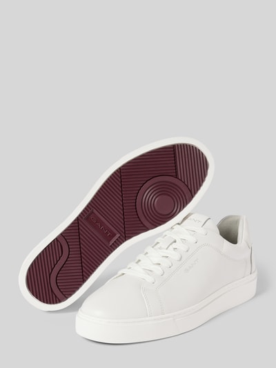 Gant Sneakers van leer met labeldetails Wit - 4