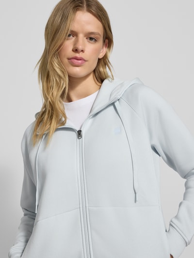 G-Star RAW Sweatjacke mit Label-Stitching Modell 'Premium core' Hellblau 3