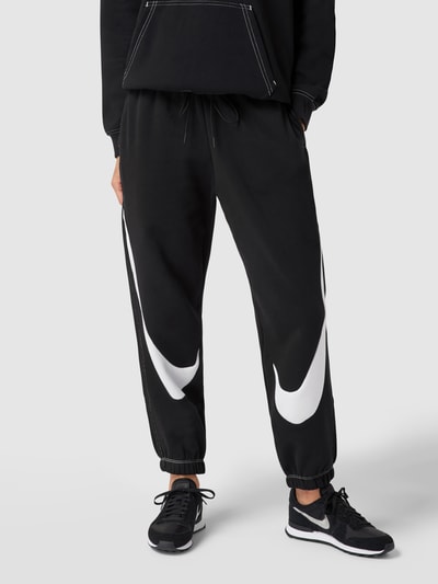 Nike Standard Fit Sweatpants mit Logo-Einsätzen Black 4