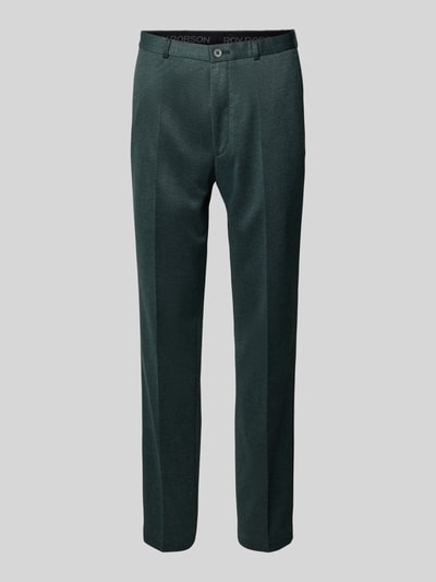 Roy Robson Anzughose mit Bügelfalten und Gesäßtaschen Gruen 2