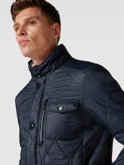 HECHTER PARIS Gewatteerd jack met knoopsluiting Marineblauw - 3