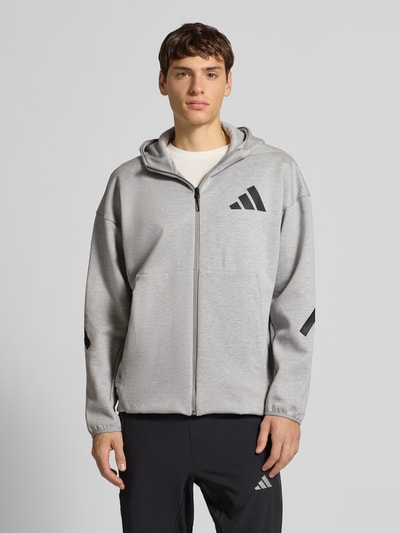 adidas Sportswear Sweatjack met capuchon Lichtgrijs - 4