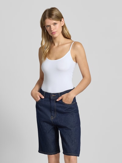 Gina Tricot Trägertop mit Rundhalsausschnitt Weiss 4