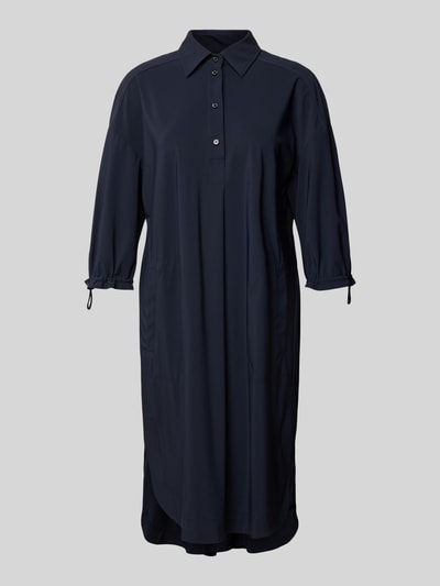 Marc Cain Knielanges Kleid mit 1/2-Ärmel Marine 1