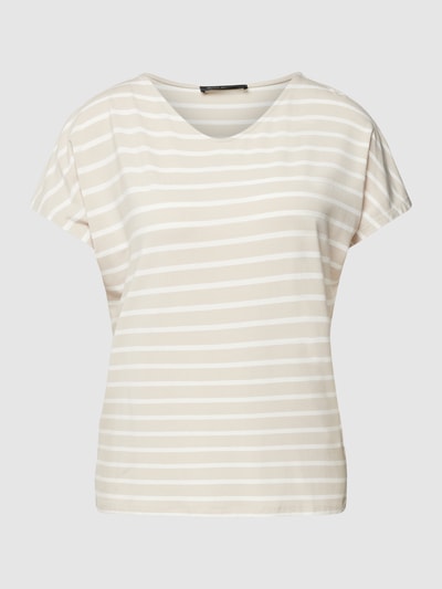 Betty Barclay T-Shirt mit Streifenmuster Beige 1