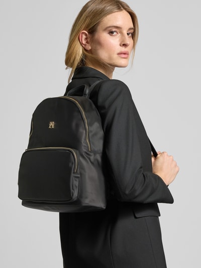 Tommy Hilfiger Rucksack mit Label-Applikation Black 1