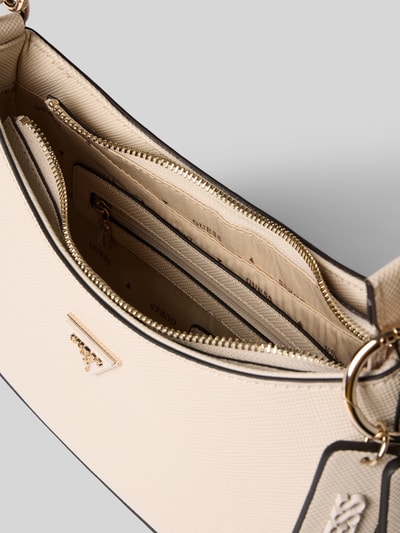 Guess Torebka z aplikacją z logo model ‘CALISTA’ Écru 5