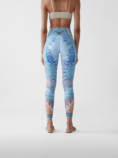 Camilla Leggings mit Allover-Muster Hellblau 5