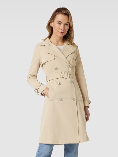 Guess Trenchcoat van een mix van viscose en elastaan Zand - 4