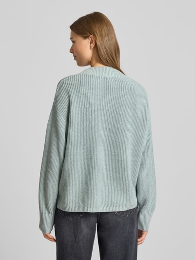 Tom Tailor Denim Regular Fit Strickjacke aus Baumwoll-Mix Schilf 5