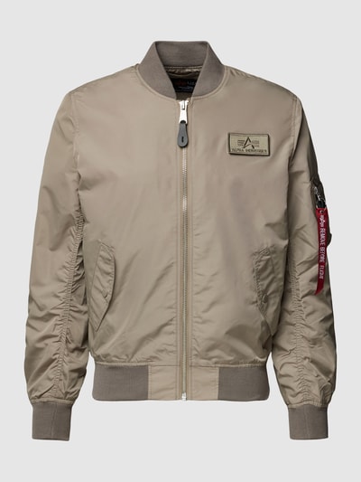 Alpha Industries Bomberjack met labelpatch, model 'MA-1 TTC' Beige - 2