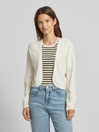 Tom Tailor Denim Kardigan o kroju regular fit bez zapięcia Złamany biały 4