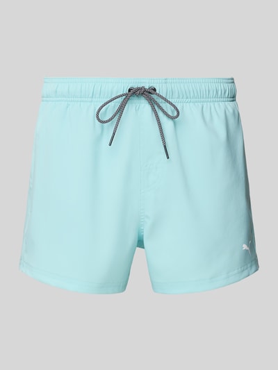 Puma Regular Fit Badehose mit Logo-Print Mint 1